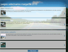 Tablet Screenshot of juegosveterinariosmargarita2010.blogspot.com