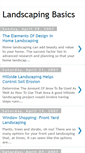 Mobile Screenshot of landscapingbasics.blogspot.com