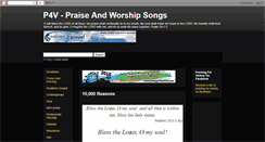 Desktop Screenshot of p4vpraiseandworship.blogspot.com