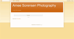 Desktop Screenshot of ameesorensenphotography.blogspot.com