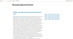 Desktop Screenshot of breadandbutterletter.blogspot.com