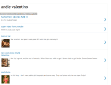 Tablet Screenshot of andievalentino-vip.blogspot.com