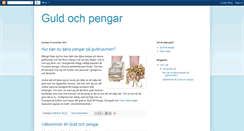 Desktop Screenshot of guldochpengar.blogspot.com