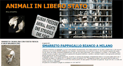 Desktop Screenshot of animalinliberostato.blogspot.com