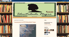 Desktop Screenshot of identidadenegra.blogspot.com