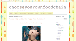Desktop Screenshot of chooseyourownfoodchain.blogspot.com