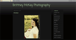 Desktop Screenshot of brittneymckayphotography.blogspot.com