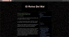 Desktop Screenshot of elreinodelmal.blogspot.com