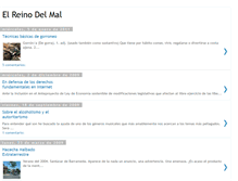 Tablet Screenshot of elreinodelmal.blogspot.com