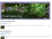 Tablet Screenshot of pocketgardensblog.blogspot.com
