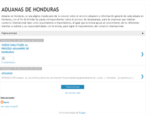 Tablet Screenshot of aduanasenhonduras.blogspot.com