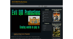 Desktop Screenshot of evildmproductions.blogspot.com