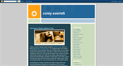 Desktop Screenshot of coreyeverrett.blogspot.com