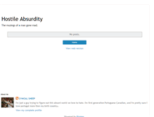 Tablet Screenshot of hostileabsurdity.blogspot.com