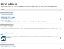 Tablet Screenshot of digital-indonesia.blogspot.com