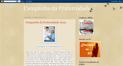 Desktop Screenshot of campanhadafraternidadeabc.blogspot.com