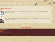 Tablet Screenshot of campanhadafraternidadeabc.blogspot.com