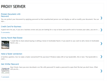 Tablet Screenshot of palproxyserver.blogspot.com