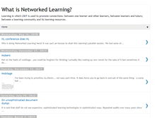 Tablet Screenshot of networkedlearning.blogspot.com