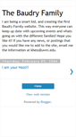 Mobile Screenshot of baudryfamily.blogspot.com