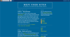 Desktop Screenshot of mefiusersites.blogspot.com