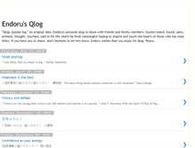 Tablet Screenshot of endoruqlog.blogspot.com
