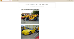 Desktop Screenshot of corvetteclubaruba.blogspot.com