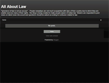 Tablet Screenshot of knowinglaw.blogspot.com