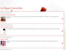 Tablet Screenshot of lepappecosmetiche.blogspot.com