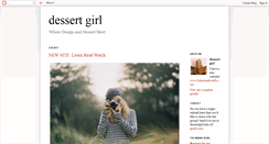 Desktop Screenshot of dessertgirl.blogspot.com