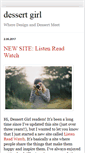 Mobile Screenshot of dessertgirl.blogspot.com
