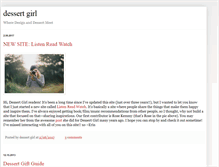 Tablet Screenshot of dessertgirl.blogspot.com