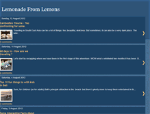 Tablet Screenshot of lemonadefromlemons-travel.blogspot.com