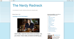 Desktop Screenshot of nerdyredneck.blogspot.com