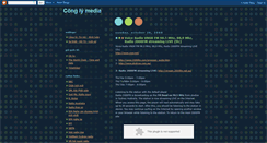 Desktop Screenshot of congly-media.blogspot.com