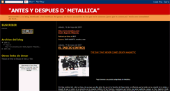 Desktop Screenshot of antesydespuesdemetallica.blogspot.com