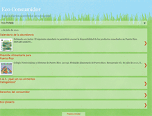 Tablet Screenshot of ecoconsumidor.blogspot.com