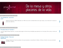 Tablet Screenshot of privagourmet.blogspot.com