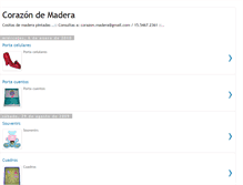 Tablet Screenshot of corazondmadera.blogspot.com