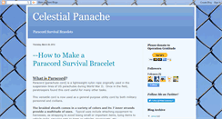 Desktop Screenshot of celestialpanache.blogspot.com