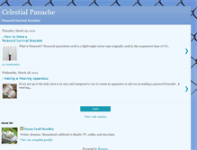 Tablet Screenshot of celestialpanache.blogspot.com