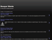 Tablet Screenshot of bosquesilente.blogspot.com