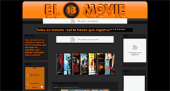 Desktop Screenshot of eltrecemovie.blogspot.com