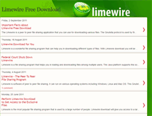 Tablet Screenshot of limewirefree-download.blogspot.com