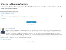 Tablet Screenshot of 5bizsteps.blogspot.com