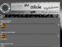 Tablet Screenshot of macuisinevegetalienne.blogspot.com