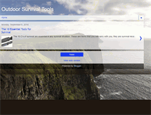 Tablet Screenshot of outdoorsurvivaltools.blogspot.com