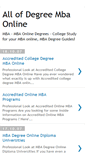 Mobile Screenshot of degreeonlinemba.blogspot.com