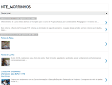 Tablet Screenshot of ntemorrinhos.blogspot.com