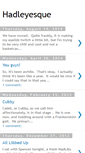 Mobile Screenshot of hadleyesque.blogspot.com